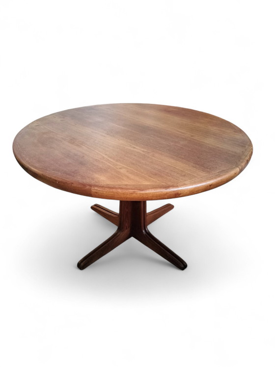 Image 1 of Vintage teak Danish round dining table VV Møbler