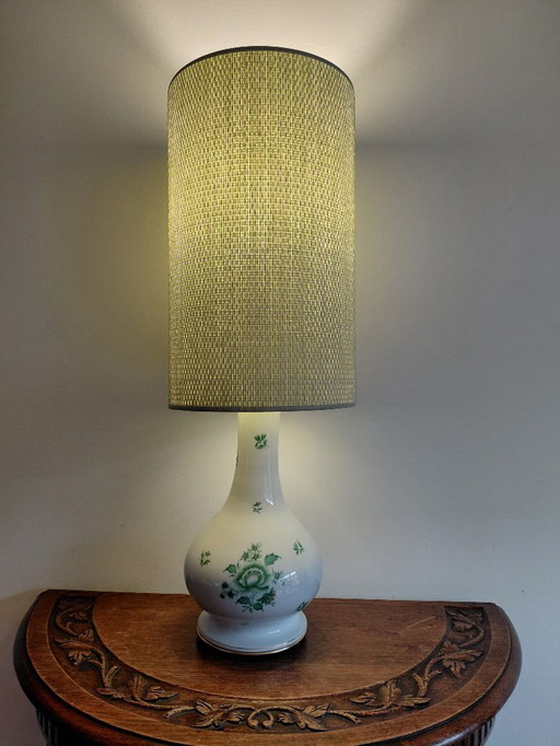 Herend Hungary Porcelain Table Lamp