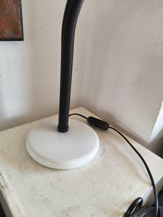 Vintage Targetti Sankey Table Lamp – Gino Sarfatti – 1970s (Italy) – Metal, Plastic (photo 4 of 15)