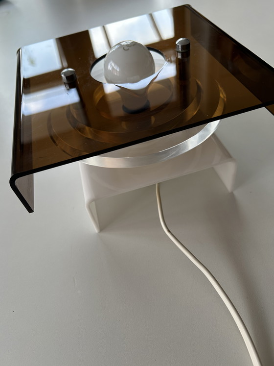 Image 1 of HERDA wall lamp plexi Space age