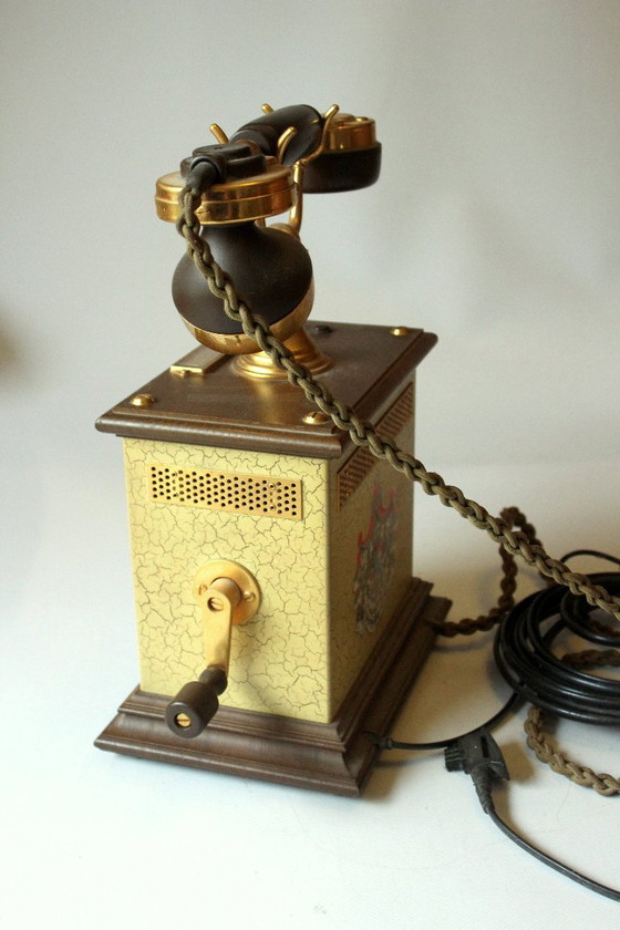 Image 1 of 80s/90s push-button telephone (replica) - Vintage