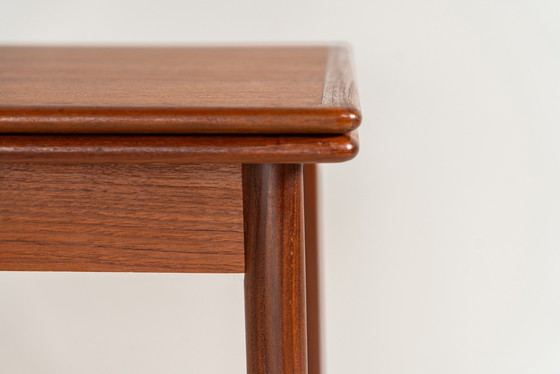 Table à manger danoise extensible en teck, années 1960. – Tables de salle à manger, Wood, Vintage (photo 6 of 11)