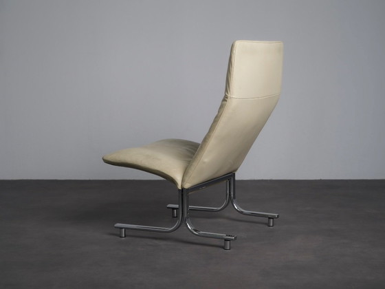 DS-2030 Leather Lounge Chair by Hans Eichenberger for De Sede, Switzerland, 1970s – Armchairs, Metal, Vintage (photo 5 of 10)