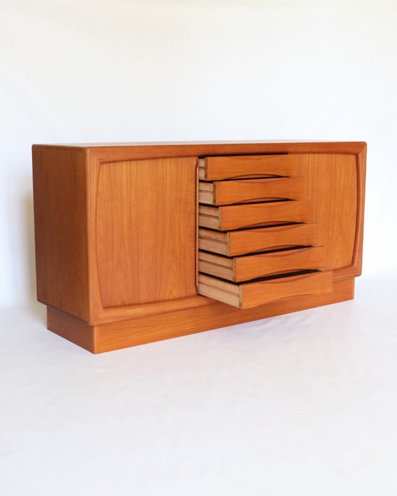 Image 1 of Dyrlund sideboard wall cupboard teak