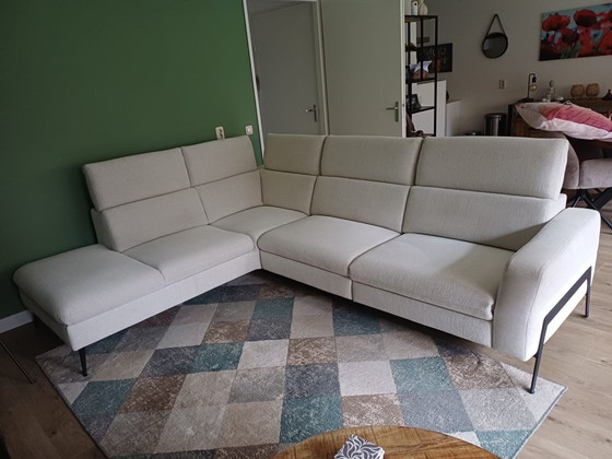 Divano angolare Mees - Crema - 282*230cm – Van Niels Wonen & Meer, Divani angolari, Tessile, Metallo (photo 3 of 5)