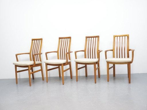 Vintage Esszimmerstühle | Schou Andersen | Teakholz | Armlehnen