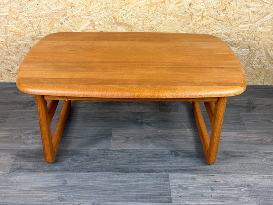 60s 70s Teak Coffee Table Side Table by Silkeborg, CFC Silkeborg, Wood, Multi Color (photo 2 of 14)