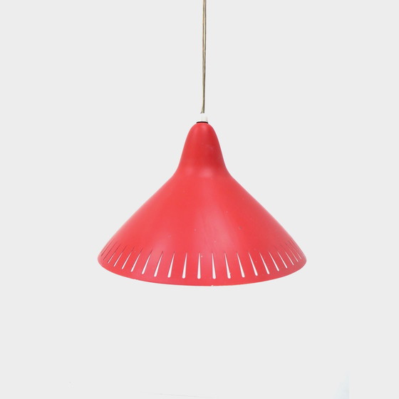 Image 1 of Vintage Pendant Lamp by H. Busquet for Hala Zeist, 1950s