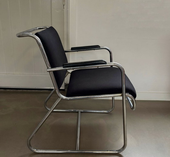 Image 1 of Rara "sedia da conversazione", design di Cor Alons per Oostwoud, anni '50.