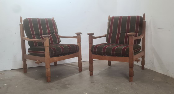 Image 1 of 2x Brutalist throne chairs