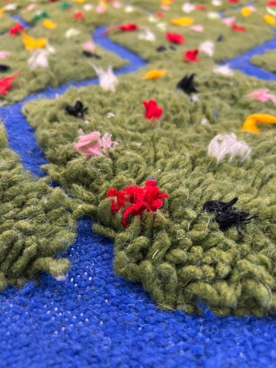 Image 1 of Tapis marocain artesanal en laine 250cmx150cm