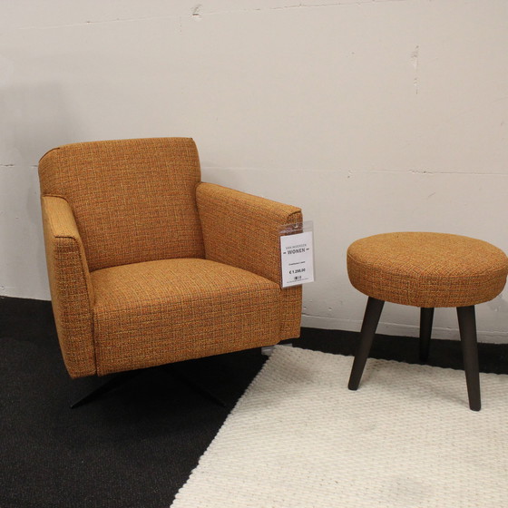 Image 1 of Jamé Zitmeubelen Jesse fauteuil met hocker