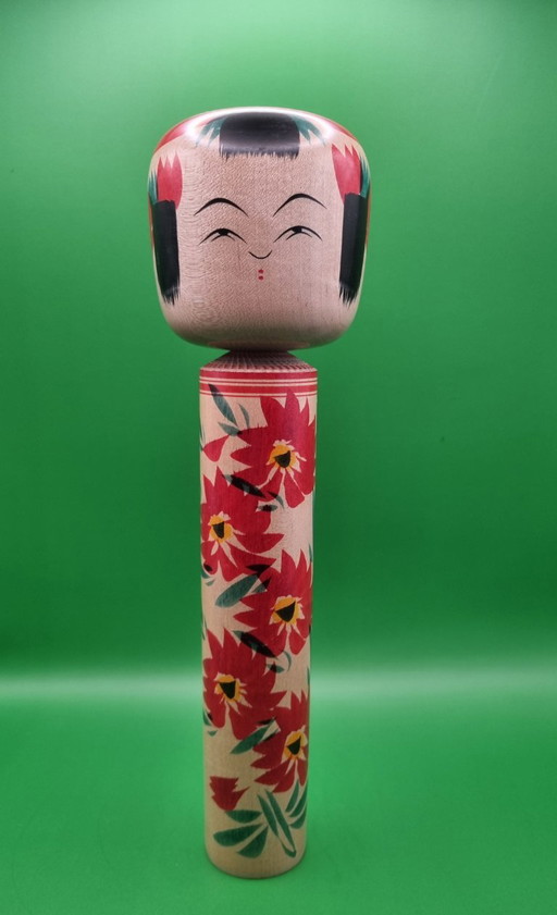 Belle kokeshi Yamagata de Kiyoshi Kobayashi – decoratieve objecten, Wood