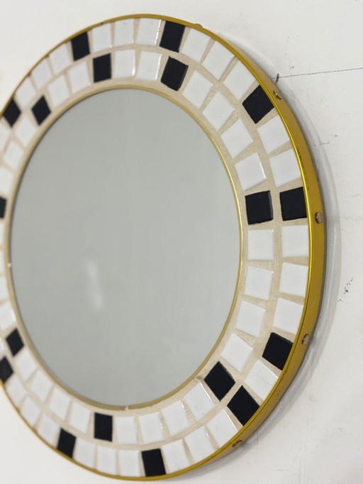Mid Century Modern Mosaic Mirror Wall Mirror Hall Mirror Hanging Mirror