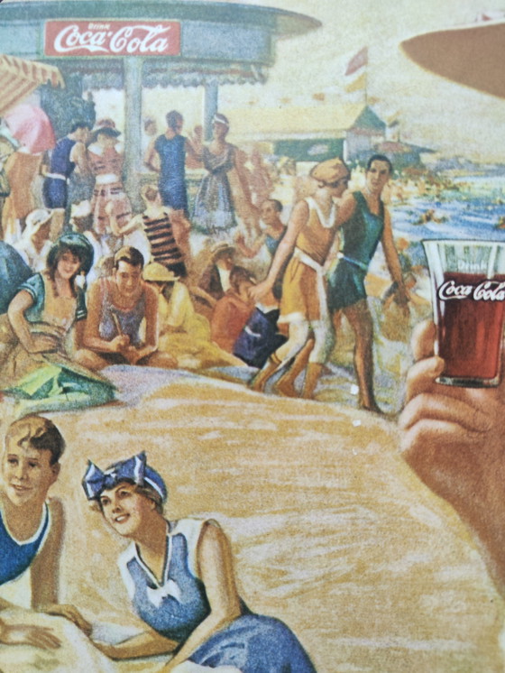 Image 1 of 2 x Coca-Cola advertising sign