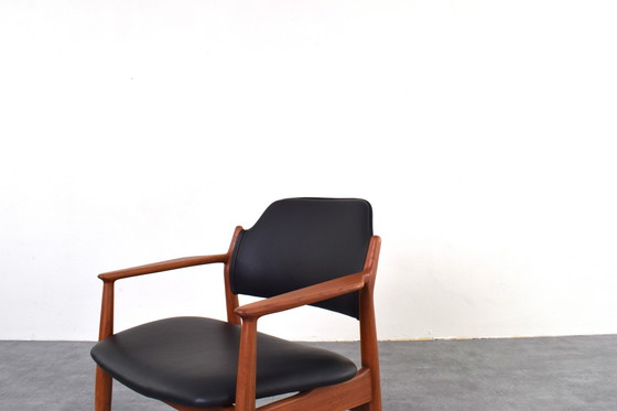 Image 1 of Mid-Century Danish Teak Chairs Model 62a by Arne Vodder for Sibast, 1960s.