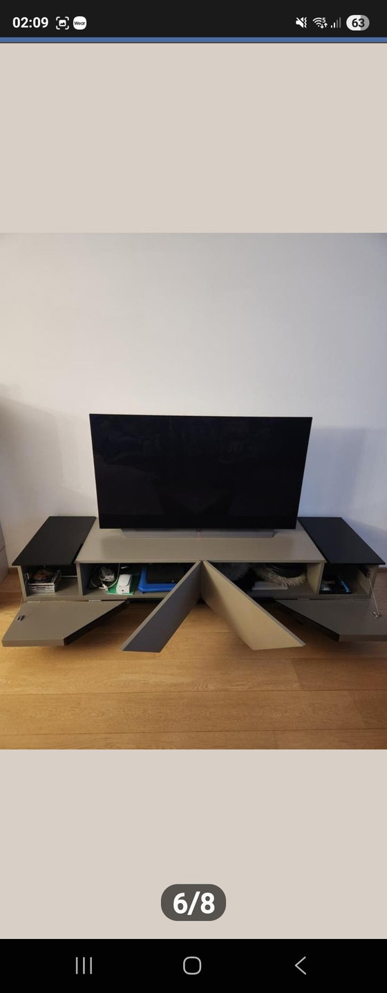 Image 1 of Bellissimo mobile TV Roche Bobois – Design René Hoffmans (come nuovo)