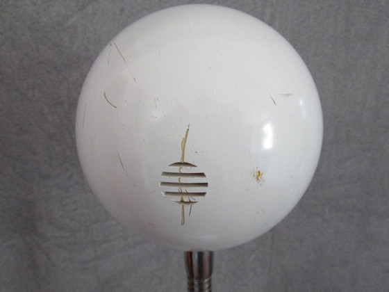 Image 1 of Retro buro klokje met "goose neck",jaren 80.
