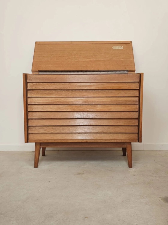 Wäschetruhe oder Spielzeugkiste Tschechisch von DREVOZPRACUJICI 1960 – Aufbewahrungsschrank, Wood (photo 6 of 23)