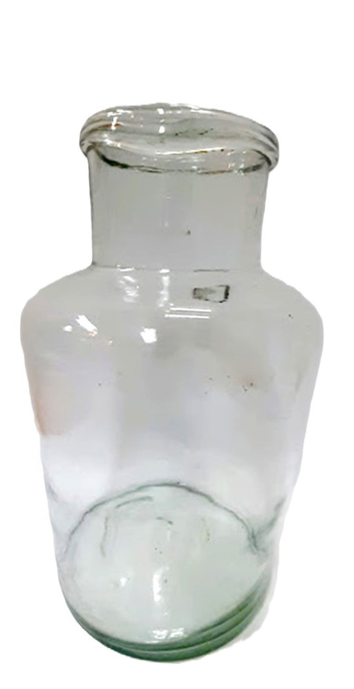 Grande barattolo di vetro, vintage anni '60, altezza 29 cm