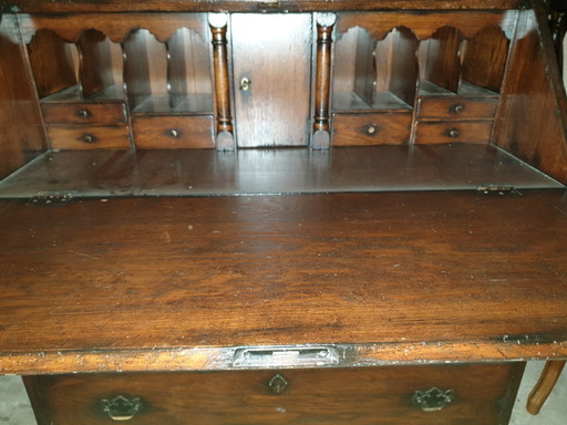 Secrétaire anglaise antique Rac