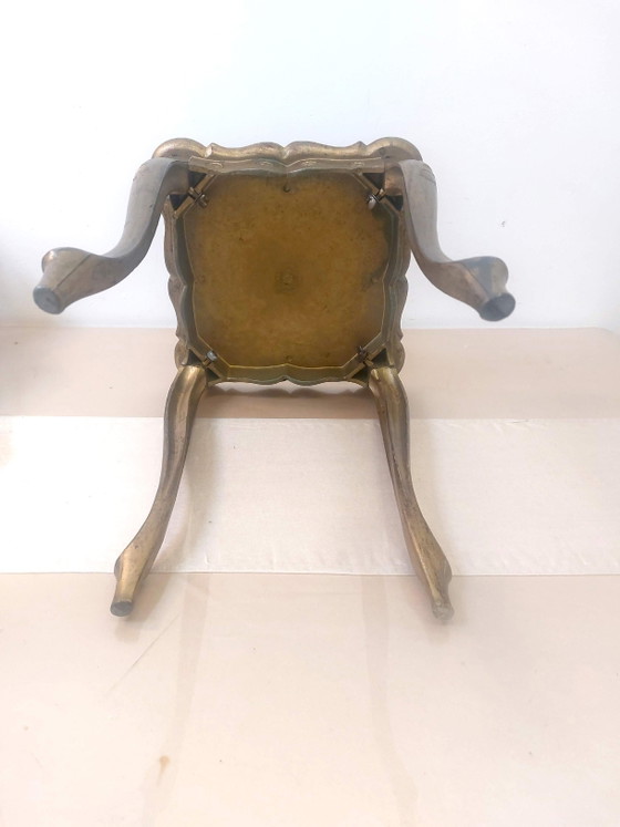 Tavolini impilabili fiorentini, Italia 1950, firmati. – Plastic, Wood (photo 13 of 15)