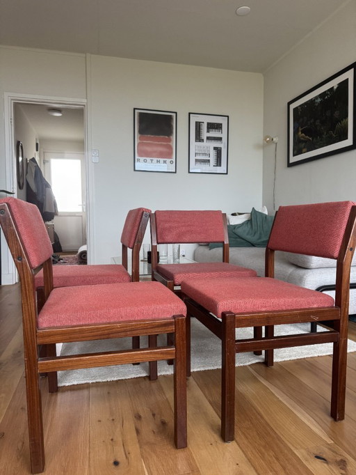 4x Pastoe Cees Braakman Design Chairs