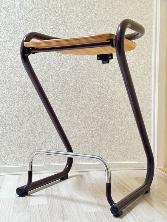 Image 1 of Autentico sgabello da bar S70 degli anni '60 di Lindau & Lindekrantz per Lammhults: icona del design scandinavo