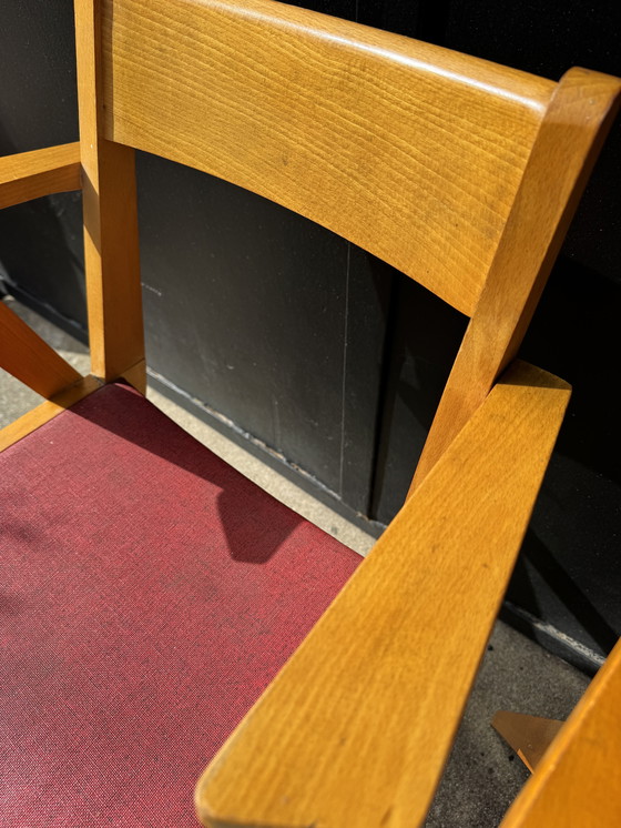 Image 1 of Sillas de puente con patas de compás, década de 1960