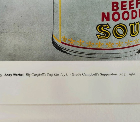 Image 1 of Andy Warhols "Campbell's Soup Can"