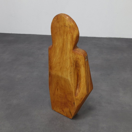 Image 1 of Groupe de sculptures "Famille en bois" - Roland Lavianne, 1970