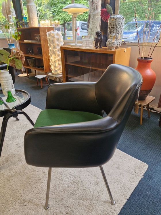 Vintage Airborne 'Deauville' Armchair – Marc & Pierre Simon (1962) – Airborne Dauville, Side chairs, Skai (photo 7 of 7)