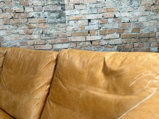 AP Stolen AP63/4 – Cuir marron clair | Hans J. Wegner – Canapés, Leather, Wood (photo 12 of 18)
