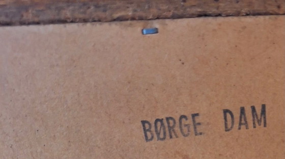 Image 1 of eak Chest of 7 Drawers van Borge Dam, Denemarken 1960