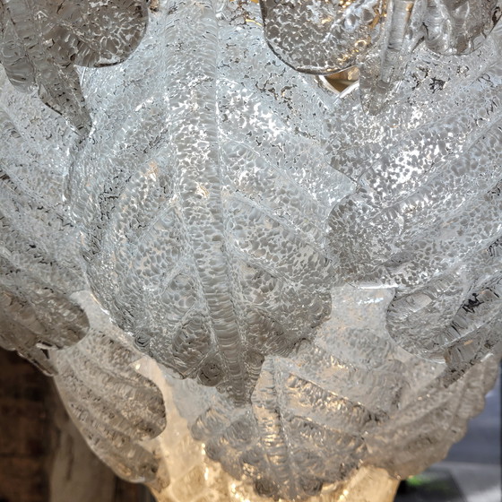Image 1 of Lámpara de Techo / Chandelier, Mazzega, Cristal de Murano y Metal, 60’-70’s – Italia