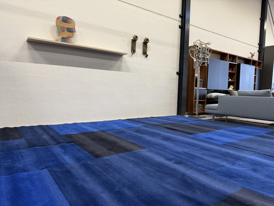 Image 1 of Carpet Sign Rugs Division Rug 400x500 Blue Wool