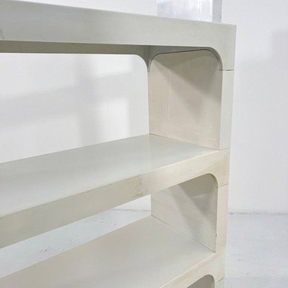 Image 1 of Weißes modulares Regal von Olaf Von Bohr für Kartell, 1970er Jahre