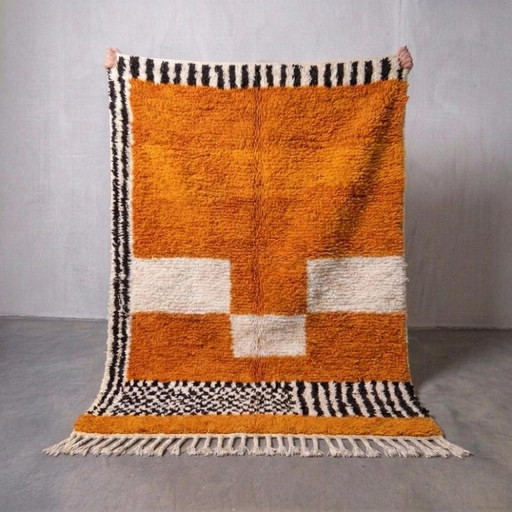 Tappeto arancione fatto a mano proveniente dai monti dell'Atlante, 250 cm x 150 cm – vloerkleden en tapijten (photo 2 of 7)