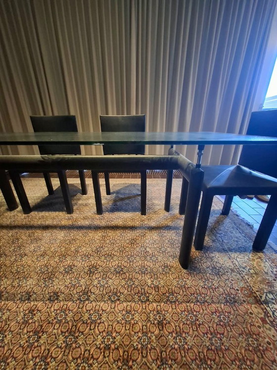 Table de salle à manger Cassina LC6 'Le Corbusier' – Tables de salle à manger, Glass, Metal (photo 4 of 5)