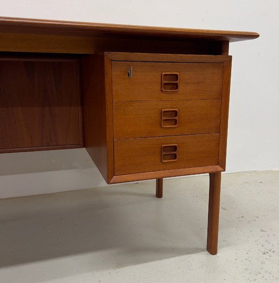 Image 1 of Teak Executive Desk By Arne Vodder For Brouer, 1960s