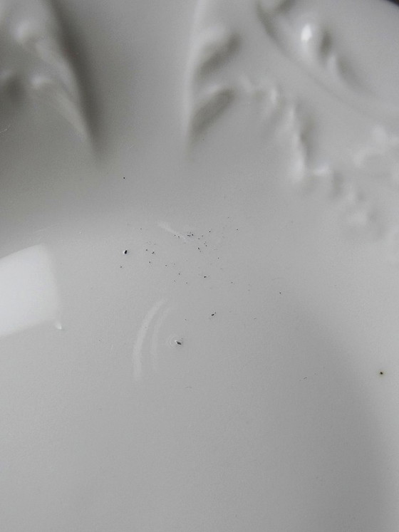 Image 1 of Limoges L&Cie Lafarge 12-piece dessert service in white porcelain, 1960s