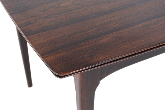Image 1 of Rosewood rectangular extendable dining table 'Goes' vintage