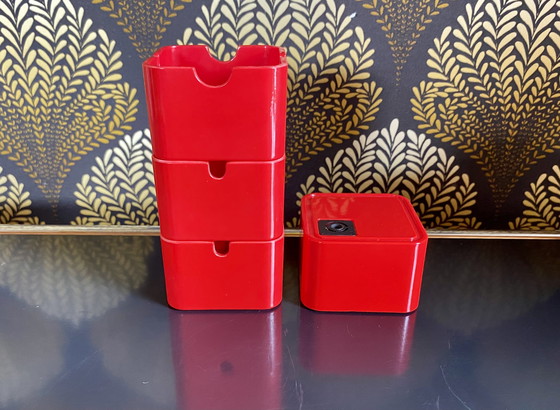 Image 1 of Consul Quadro set da fumo accendino posacenere vintage anni '70 space age