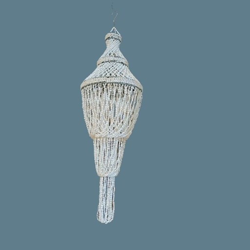 Witte schelpen hanglamp