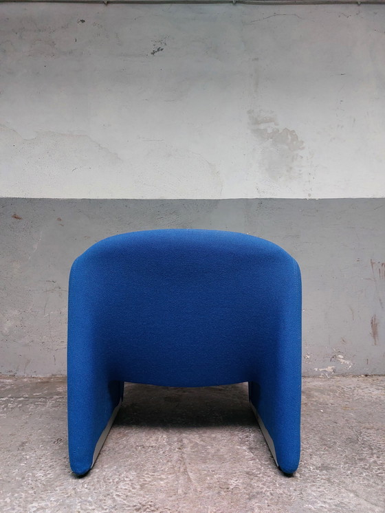 Image 1 of 2 X Blue Artifort Ben Armchairs