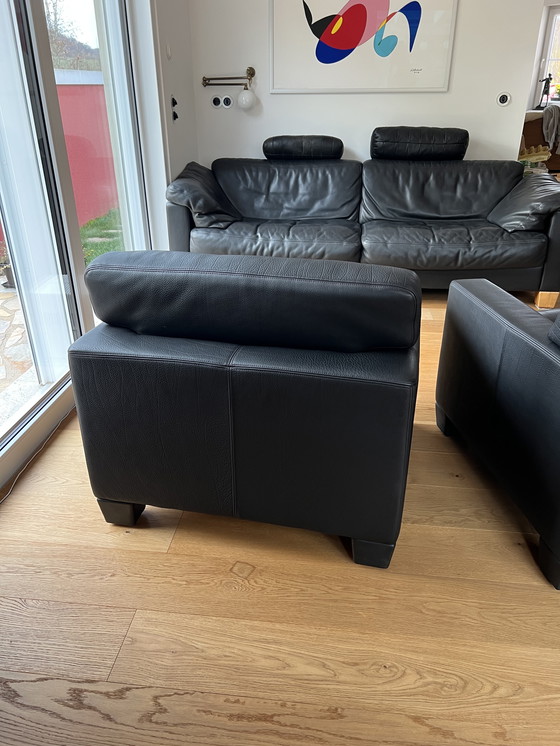Image 1 of Set of 2 armchairs by de Sede DS 17