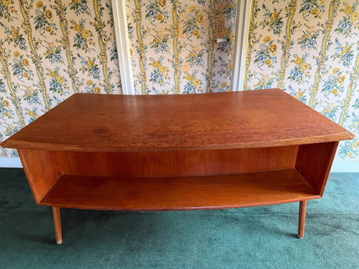 Scrivania di design danese in teak, Svend Aage Madsen, anni '50