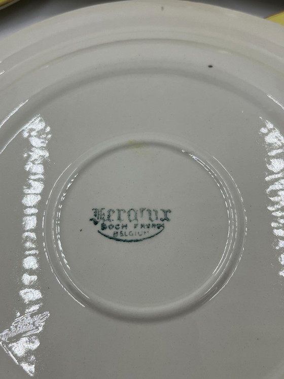 Keralux Boch Earthenware Plates – Boch Frères, Crockery, Ceramic (photo 8 of 9)