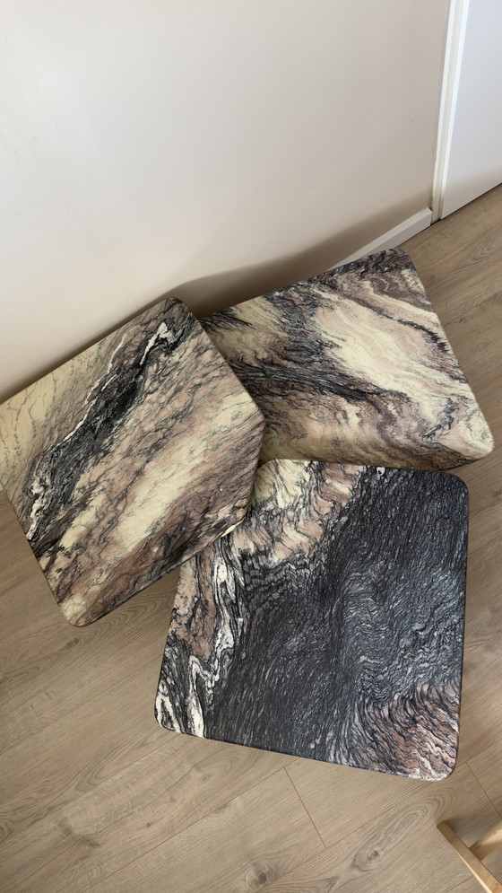 Image 1 of Set di tavolini da caffè in marmo