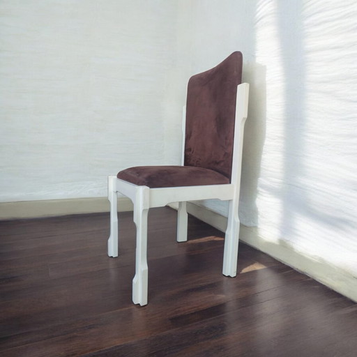 Set van zes stoelen uit de jaren 70 van LUCIANO FRIGERIO, Norman-serie.